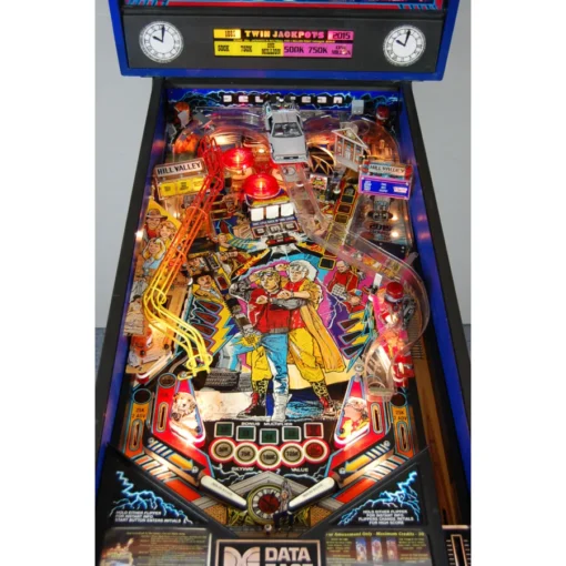 Pinball Machine Back Side Back to the Future Pinball Machine - pinballstate.com