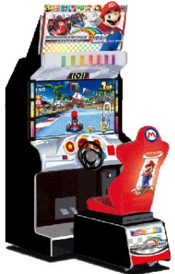 Mario Kart GP DX Arcade machine for sale front view