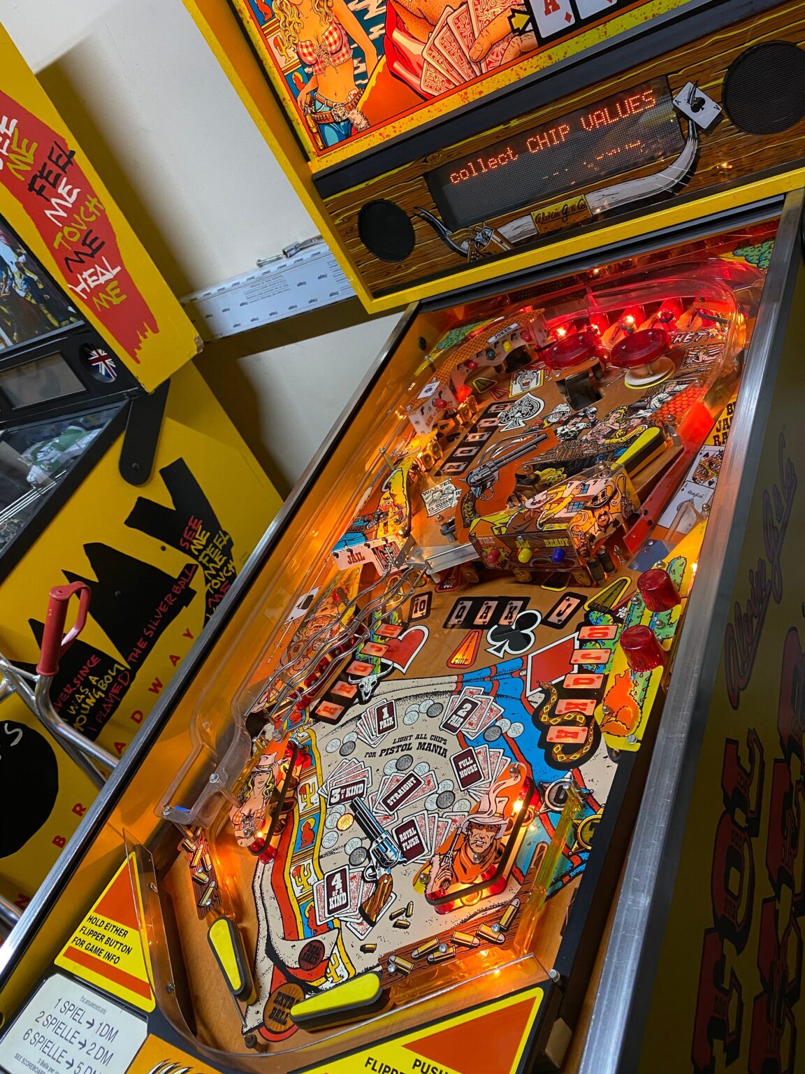 Pixtol Poker Alvine Pinball Machine full view