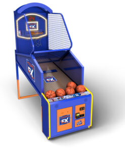 Hoops FX Basketball Arcade quality front view with basketball